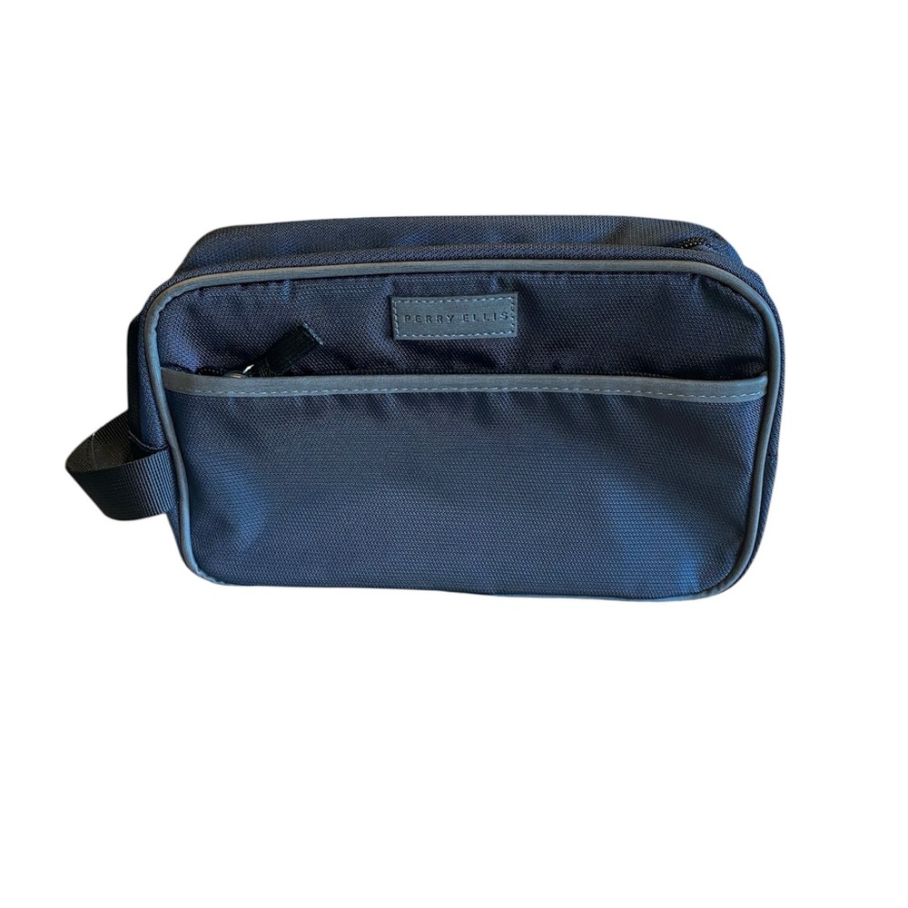 Perry Ellis Dark Blue Toiletry Bag